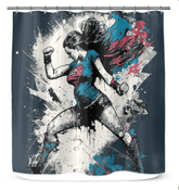 No Excuses Just Results Shower Curtain - Beyond T-shirts